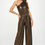 Thumbnail: Metallic One Shoulder Wide Leg Jumpsui
