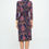 Thumbnail: Floral Print V neck Jersey Wrap Dress with Tie