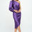 Thumbnail: Satin One Shoulder Bodycon Dress w/ Asymmetric Hem