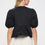 Thumbnail: Cotton Puff Sleeve Top with Front Tie Detail