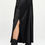 Thumbnail: Silky Satin Maxi Skirt with Slit