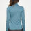 Thumbnail: Knit Long Sleeve Mock neck Top with Scrunched Detail