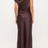 Thumbnail: Drop Shoulder Satin Maxi Dress