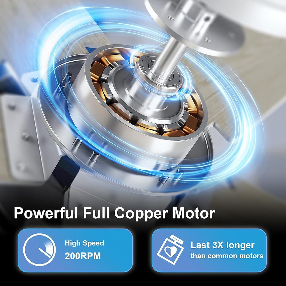 Thumbnail: 52 Inch White Ceiling Fan With Dimmable LED Lights