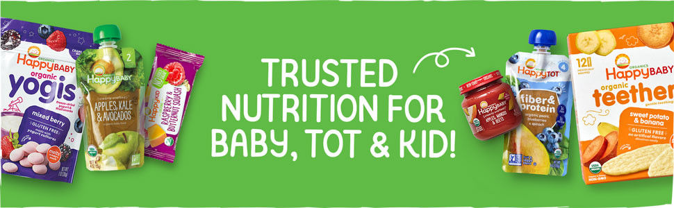 Thumbnail: Happy Tot Fiber and Protein, Organic Apple, Peach, Pumpkin and Cinnamon (16x4 OZ