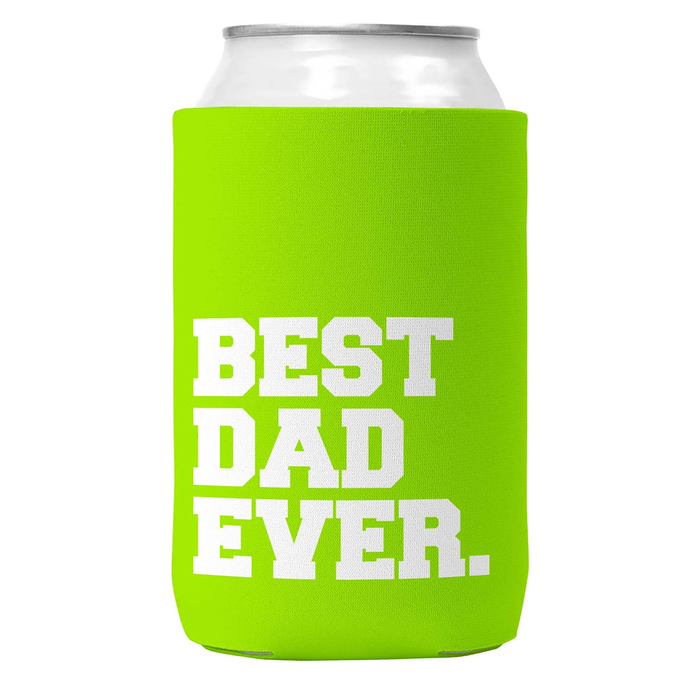 Best Dad Ever. Can Coozie/Cooler for 12oz Cans