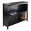 Thumbnail: Espresso Sturdy 3 Tier Bookcase Shelf Dresser