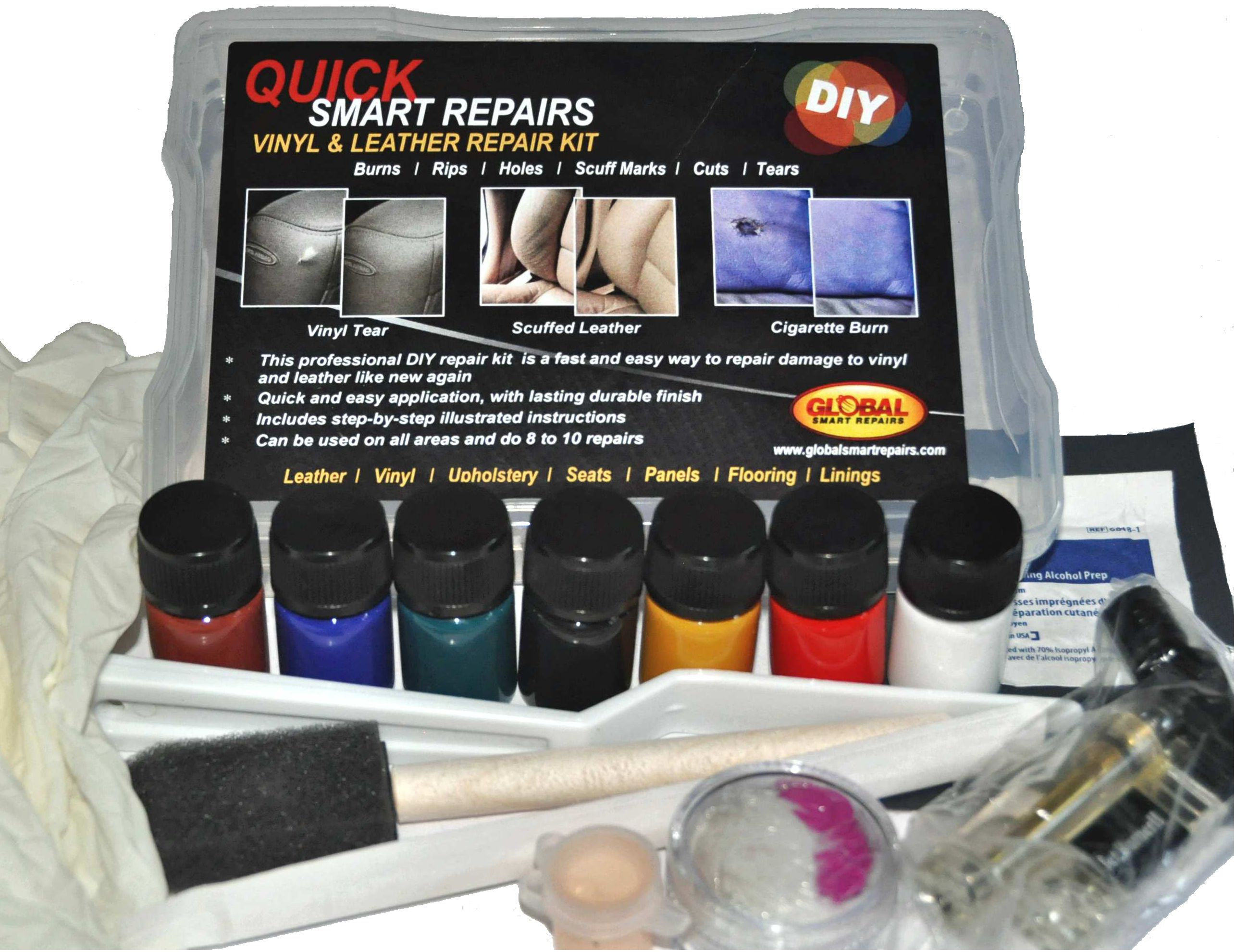 VLQ000 Quick Smart Repairs Vinyl & Leather Repair Kit smartrepairsystems