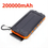 Thumbnail: 200000Mah  Waterproof Solar Battery Power Bank with LED Light
