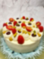 Entremet pistache framboise