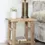 Thumbnail: Rustic Solid Wood Side Table