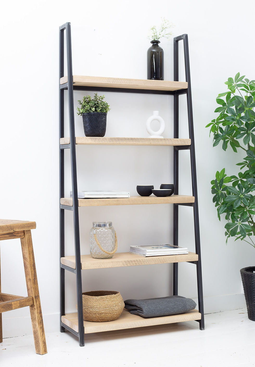 Thumbnail: Handmade Ladder Style Shelving Unit