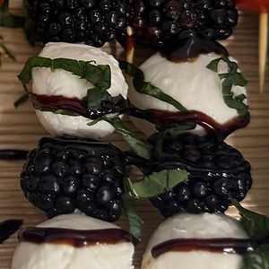 Blackberry Caprese Skewers