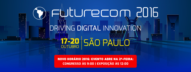 Esta chegando, Futurecom o maior e mais qualificado Evento de Comunicações na América Latina.