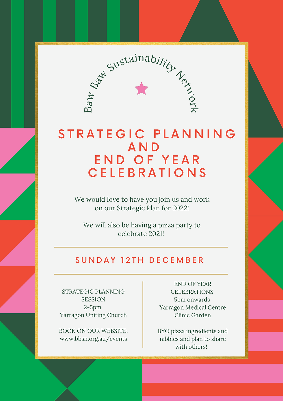 Strategic Planning & End of Year Celebrations
