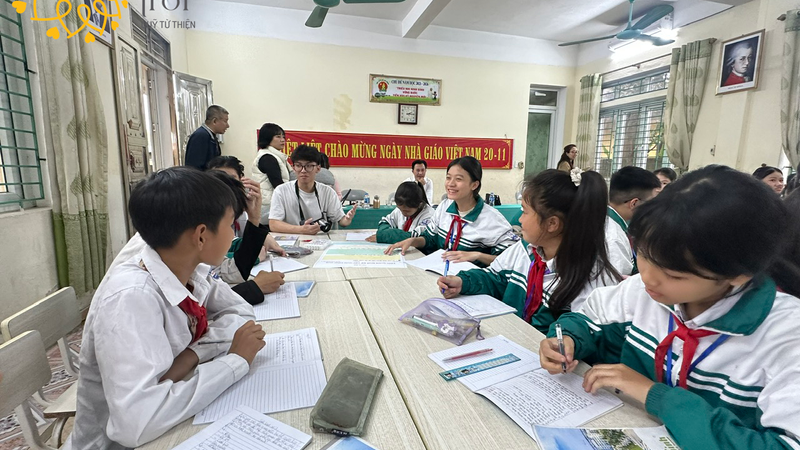 Buổi sinh hoạt khởi động năm 2026 với các em học sinh tại các trường đối tác