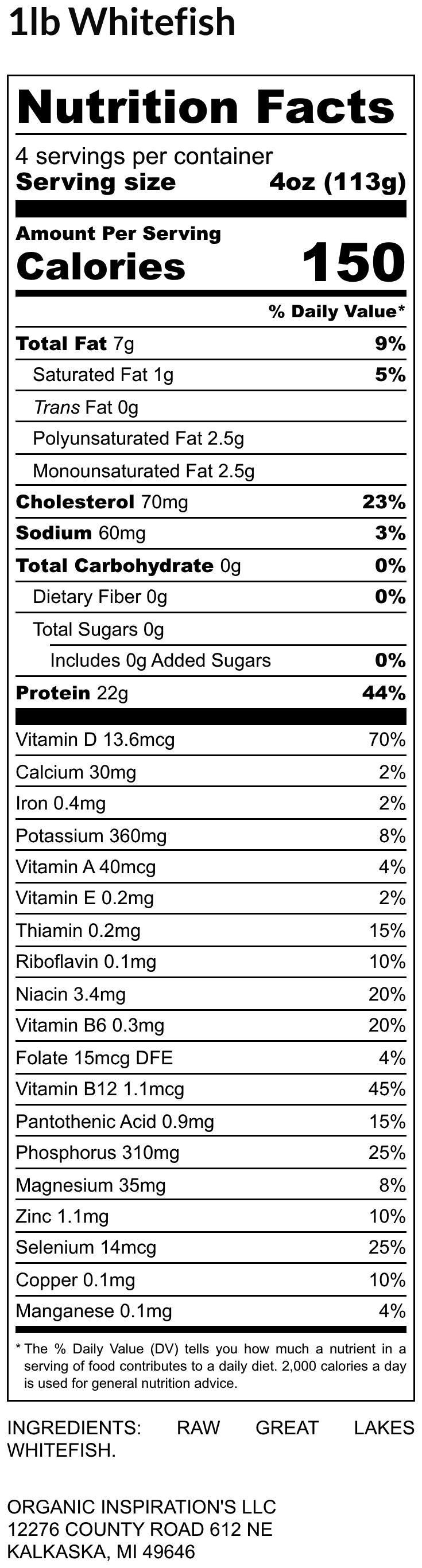 Thumbnail: Lake Superior Whitefish (P 4 P Program)