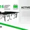 Thumbnail: Stag Active 16 Black Top Table Tennis Table