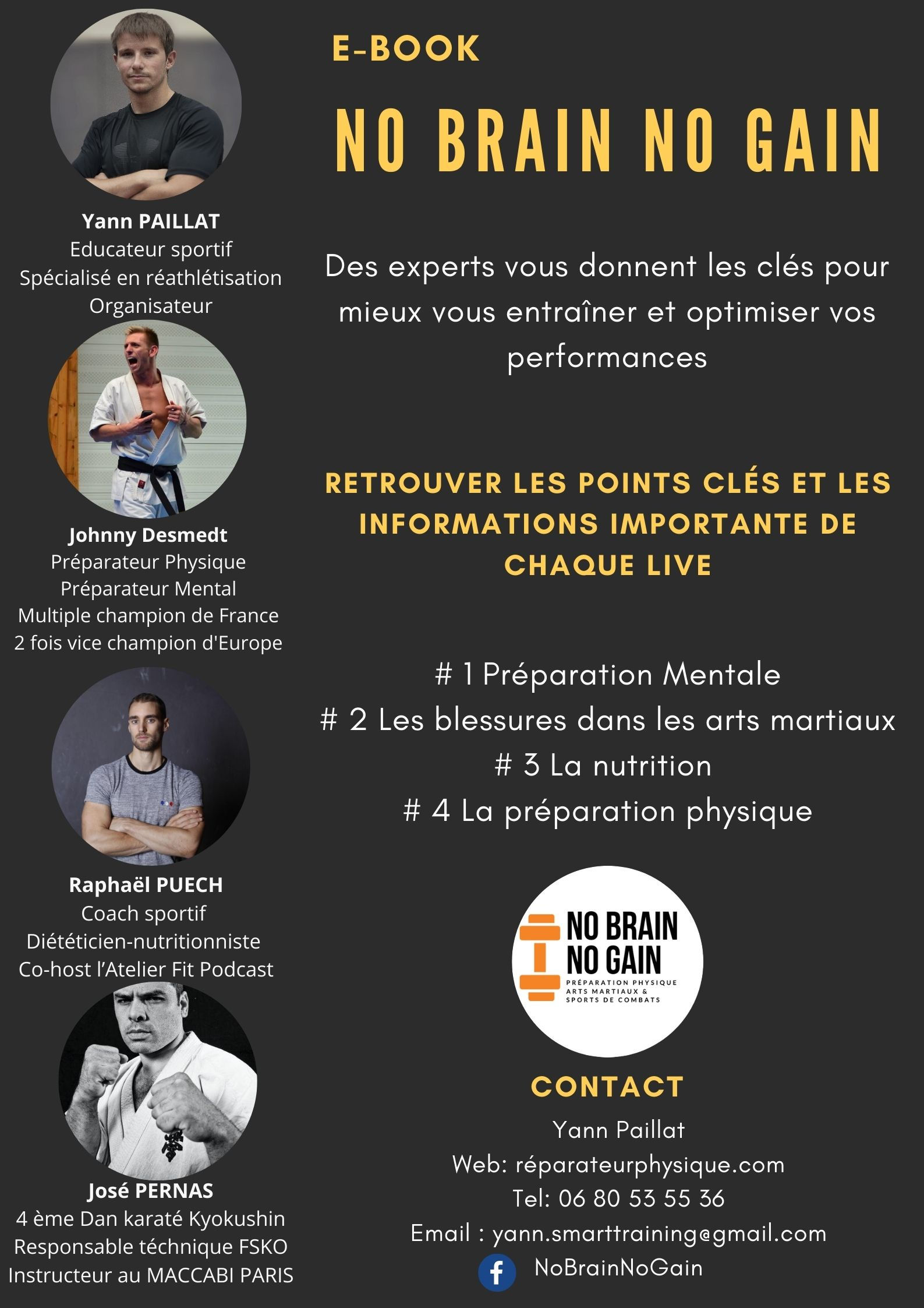 No Brain No Gain - Préparer un combattant