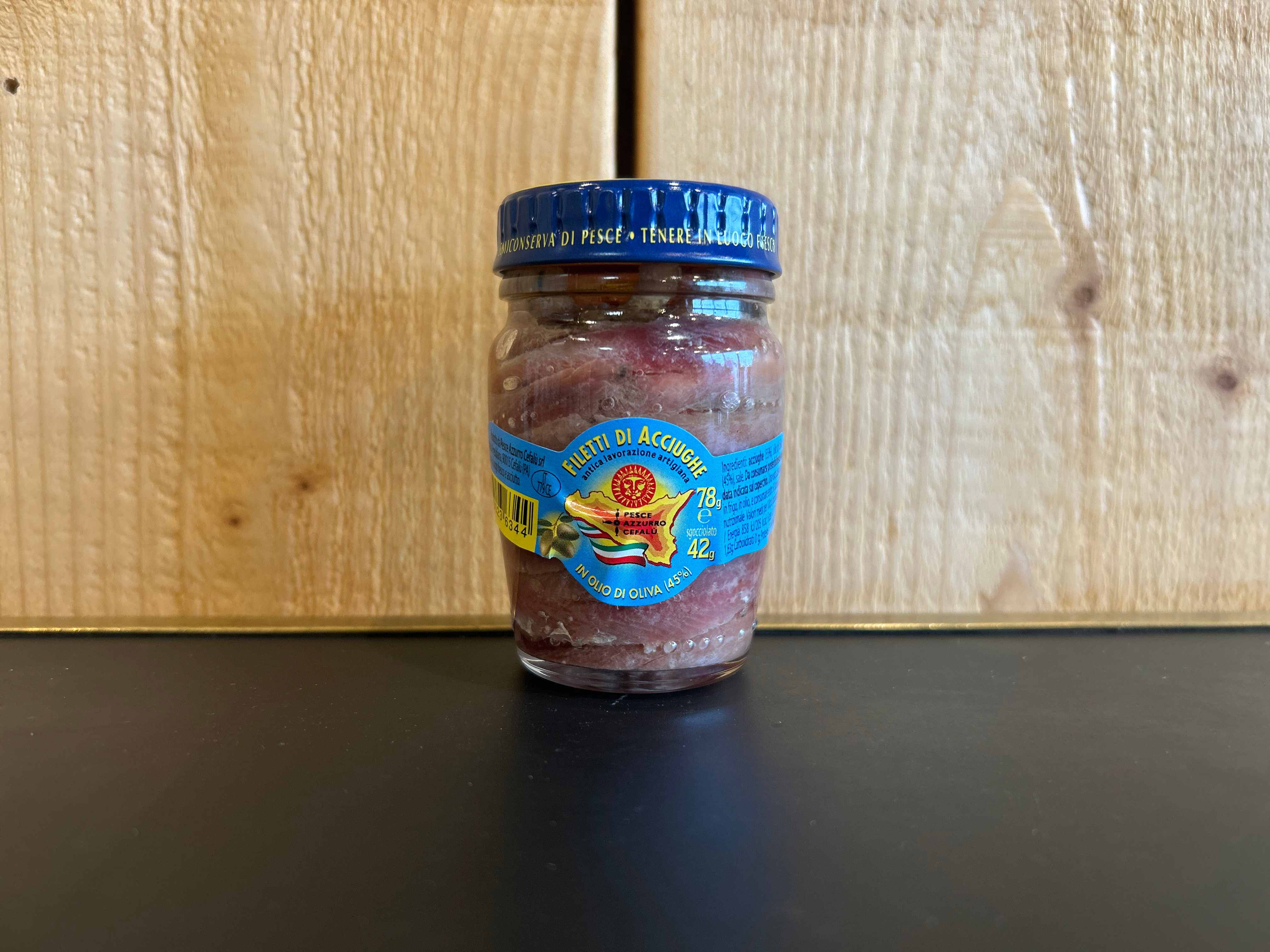 Filets d'anchois à l'huile d'olive - 78g