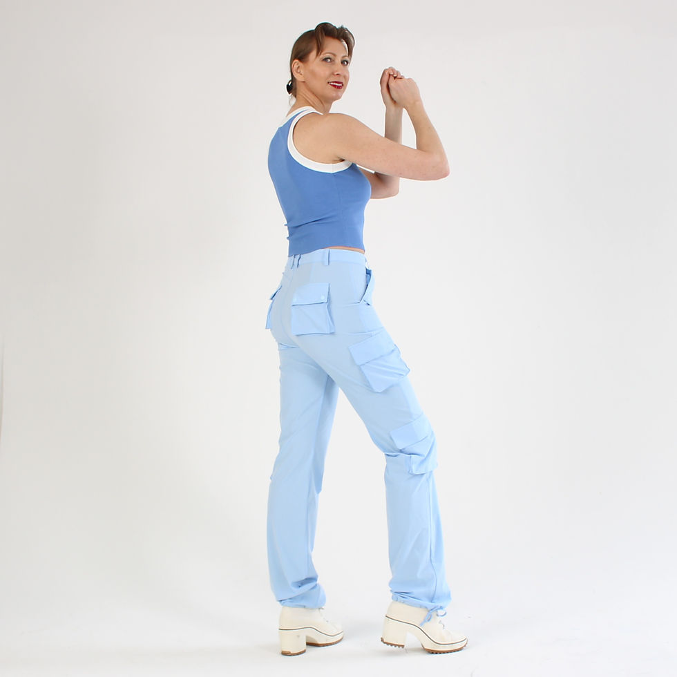 Thumbnail: Cargo Pants Velcro Pockets