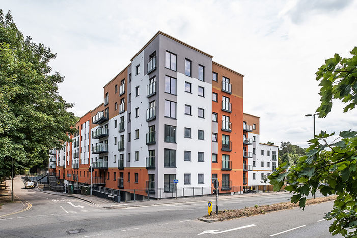 Whyteleafe House residential project with external wall insulation system using 150mm Coverock R90