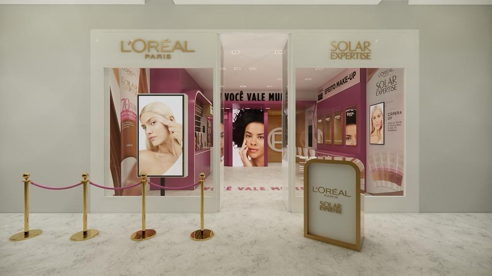 L’Oréal Paris inaugura pop-up store inédita em São Paulo para lançar Solar Expertise Efeito Make-Up