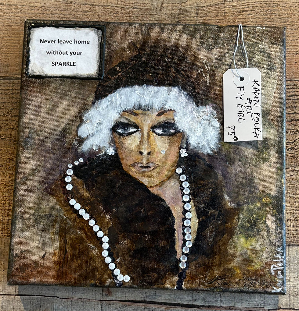 Karen Polka Painting