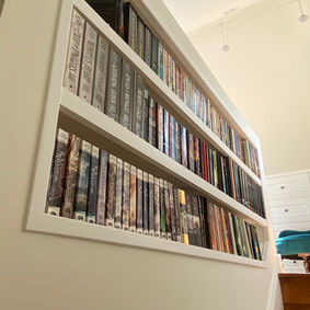 Recessed Book Shelves