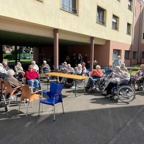 Inauguration de la plantation de 4 arbres fruitiers à l’EHPAD Saint-Sebastien de Rixheim