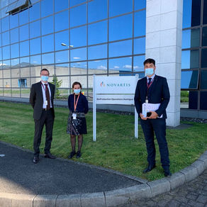 Visite du site de Novartis à Huningue