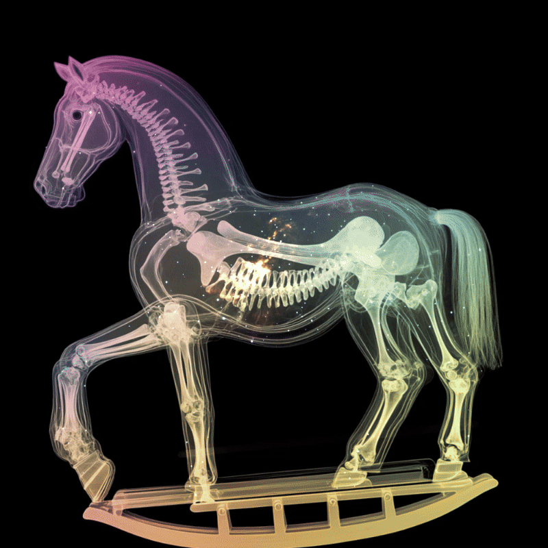 Inside a Children's Toy Horse