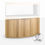 Thumbnail: JUWEL VISION 450 LICHT EIK MEUBEL (alleen onderkast)