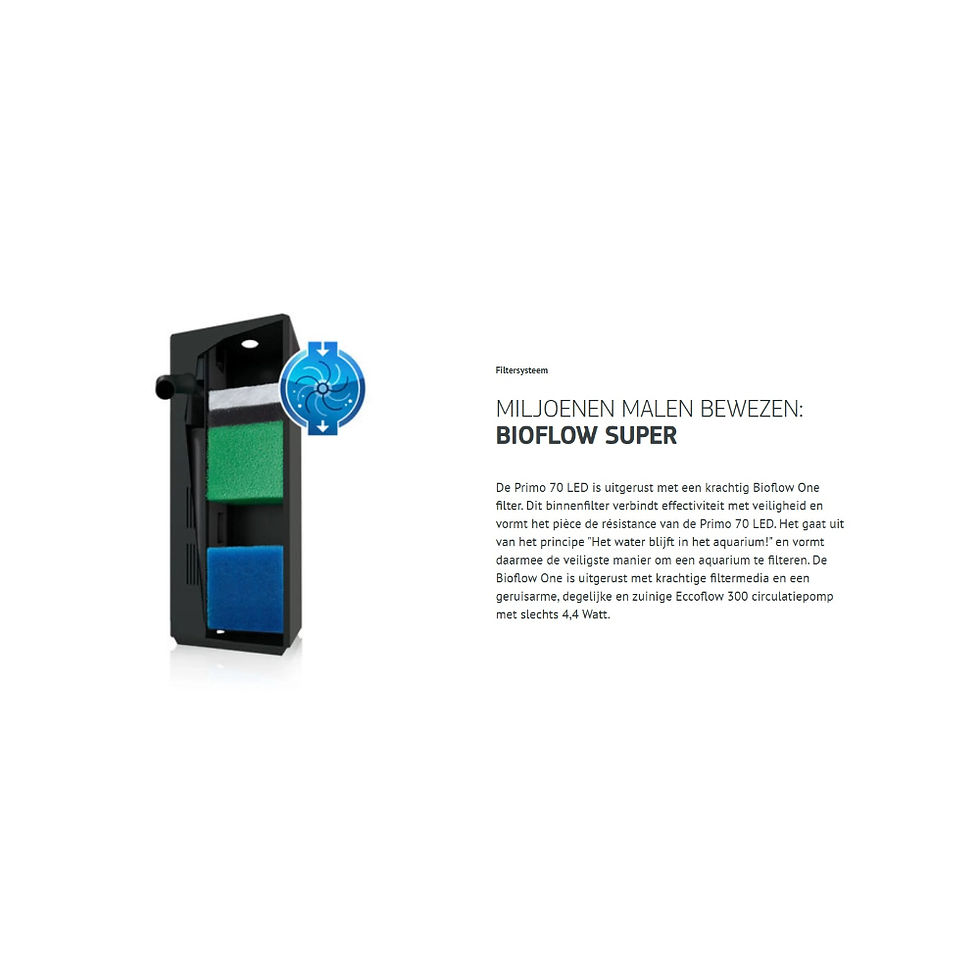 Thumbnail: JUWEL PRIMO 70 WIT AQUARIUM (zonder onderkast)