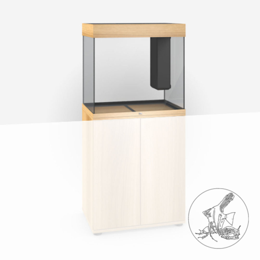 JUWEL LIDO 120 LICHT EIK AQUARIUM (zonder onderkast)