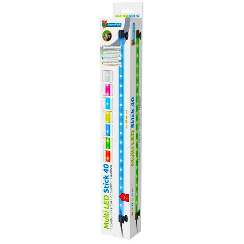 MULTI LED stick 40 cm - boven en onder water licht - SuperFish
