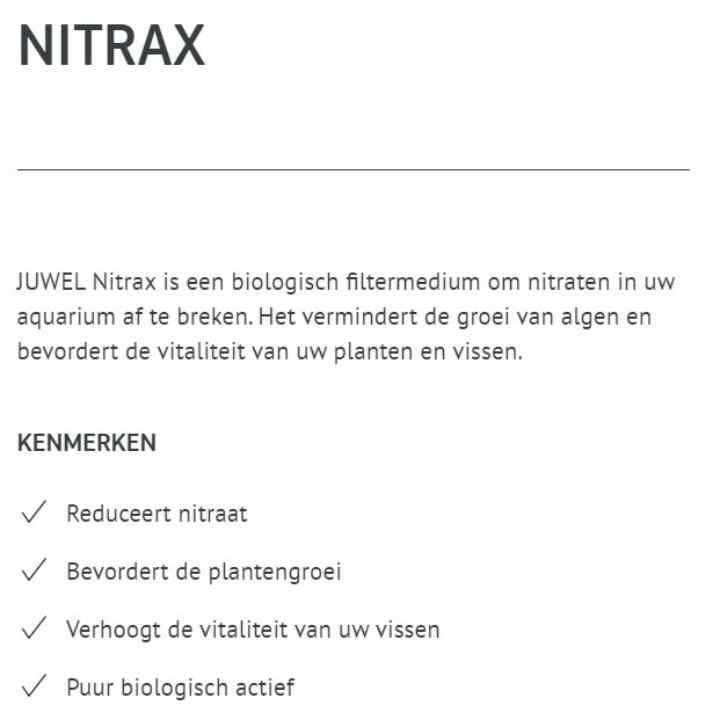 Thumbnail: Nitrax M - groene filterspons - nitraat verwijderen - JUWEL aquarium