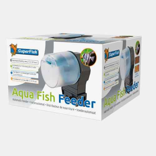 Thumbnail: Aqua Fish Feeder - voederautomaat aquarium 2 reservoirmaten - SuperFish