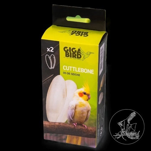 Sepia schelpen - kalk voor vogels, reptielen en slakken - Giganbird