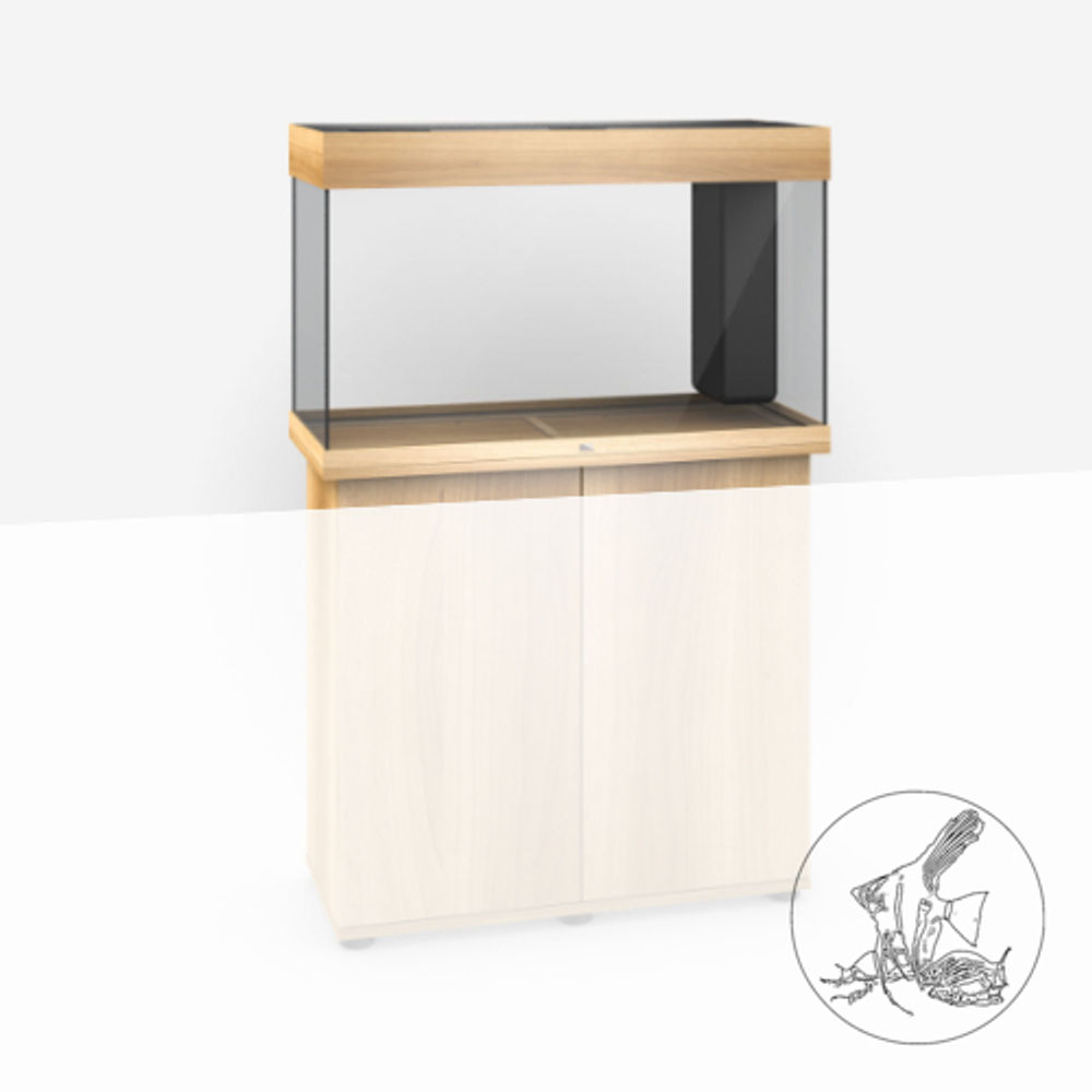 JUWEL RIO 125 LICHT EIK AQUARIUM (zonder onderkast)
