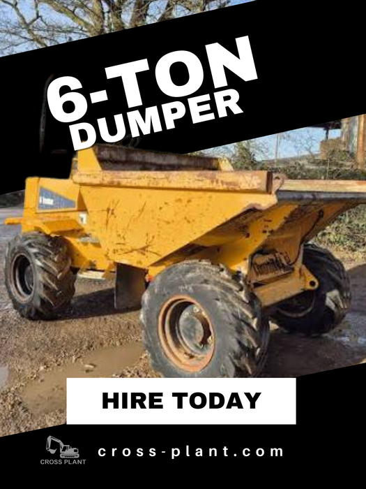 6 ton dumper Lincoln, Lincolnshire large dumper hire near m, Lincoln