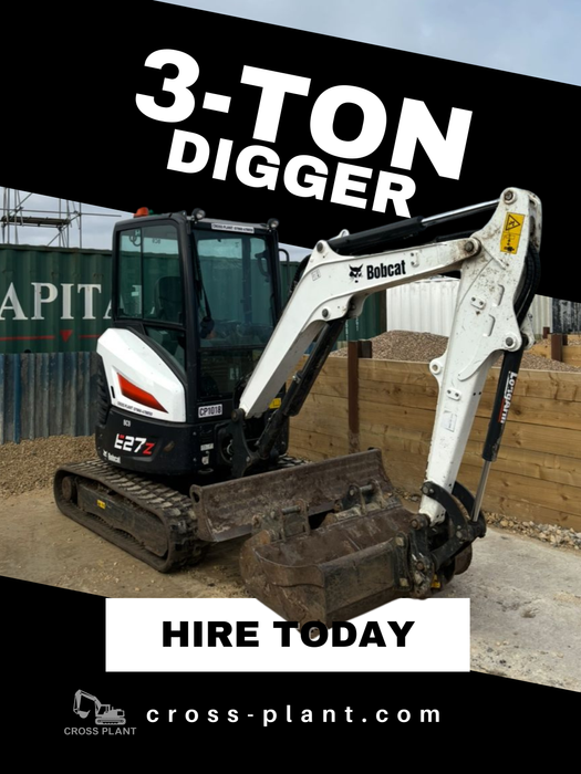3 ton digger hire Lincoln, near me, 3 ton bobcat digger hire