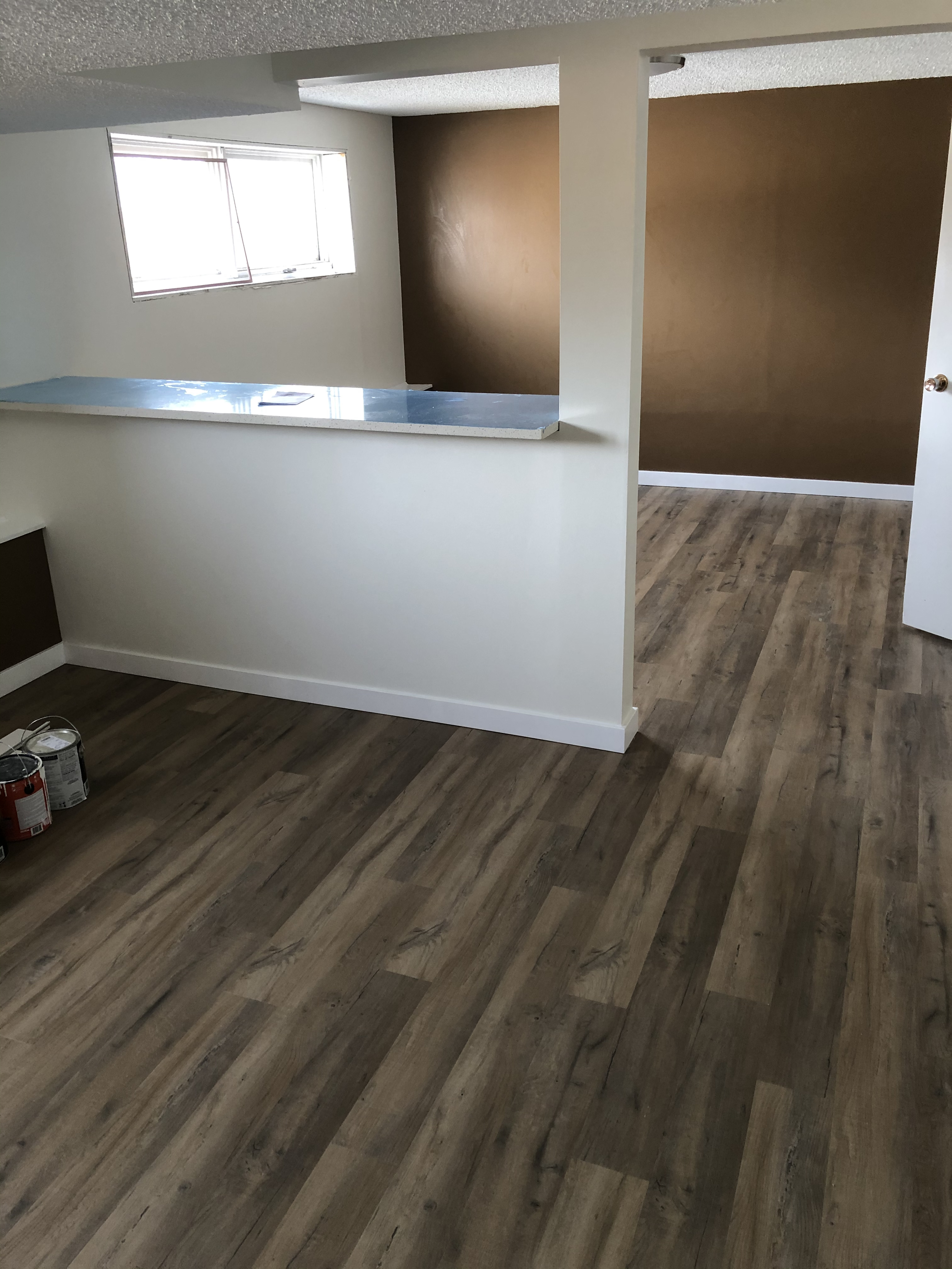 Interior flooring and finishing