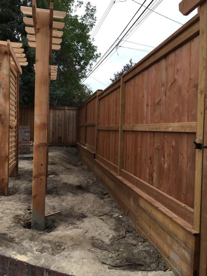 Fence and timber post details