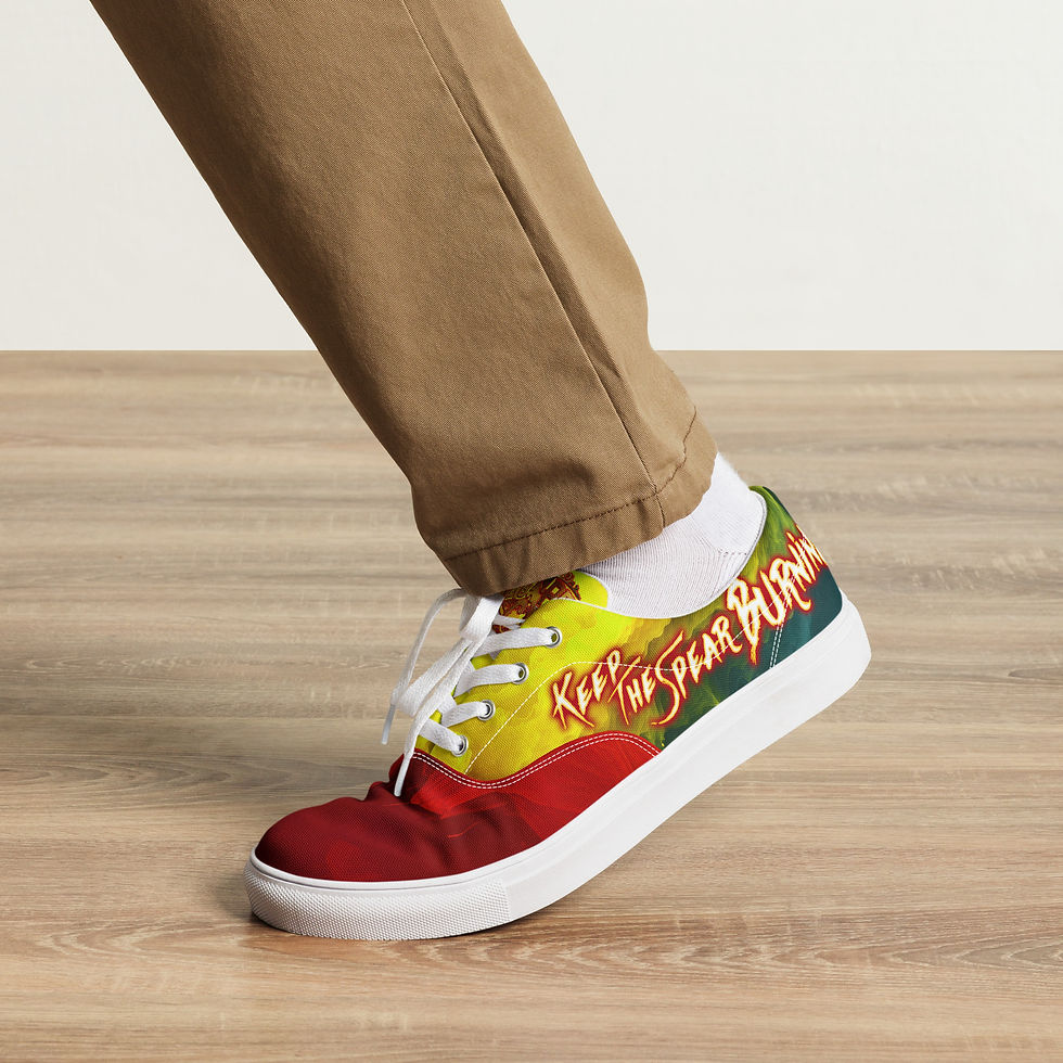 Thumbnail: Men’s lace-up canvas shoes