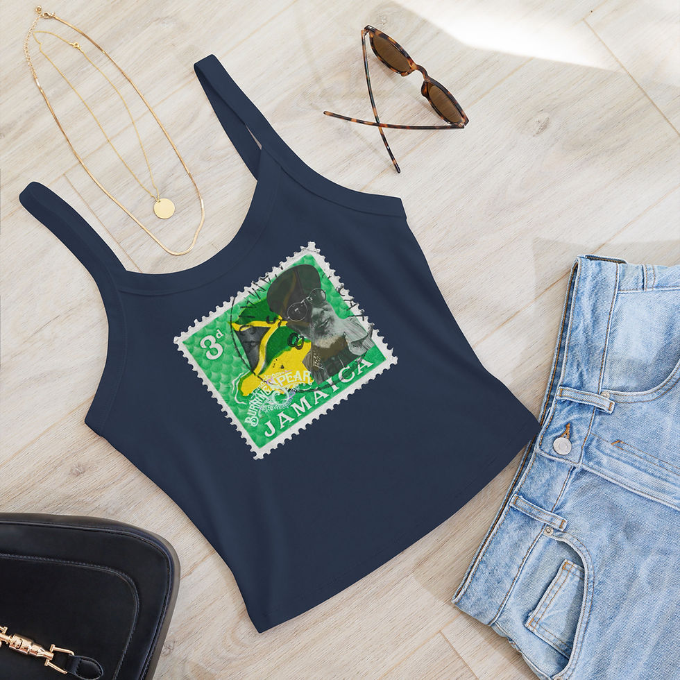 Thumbnail: "Spear Stamp" Women’s micro-rib tank top