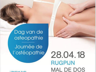 Journée de l'ostéopathie 28/04/2018