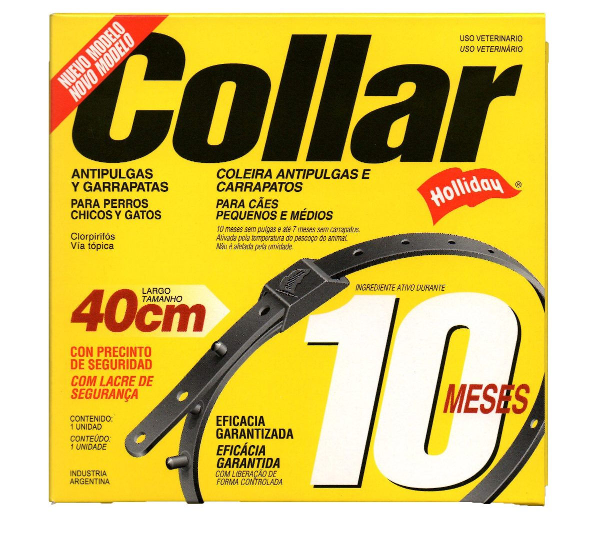 Collar antipulgas para perros y gatos