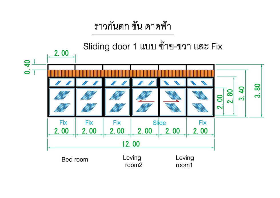 ภาพขนาดย่อ: บ้านพัก 14x8 ม. 1นอน 1น้ำ 1ครัว  มีดาดฟ้า
