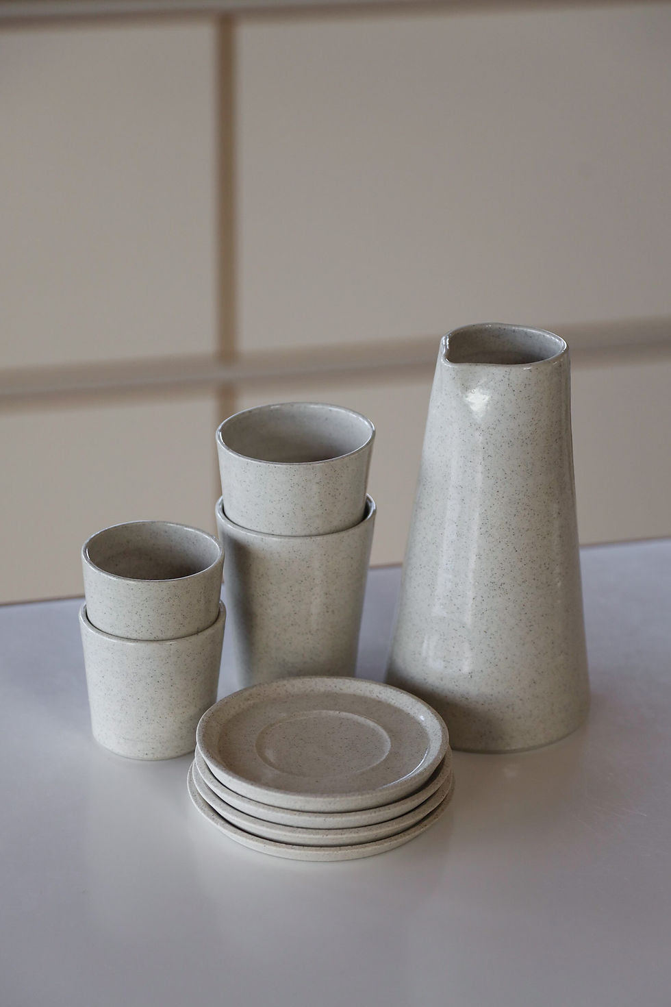 Thumbnail: Latte Cup & Saucer: Stone
